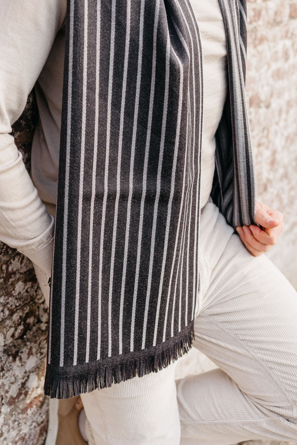 Sjaal Pinzolo | Grey