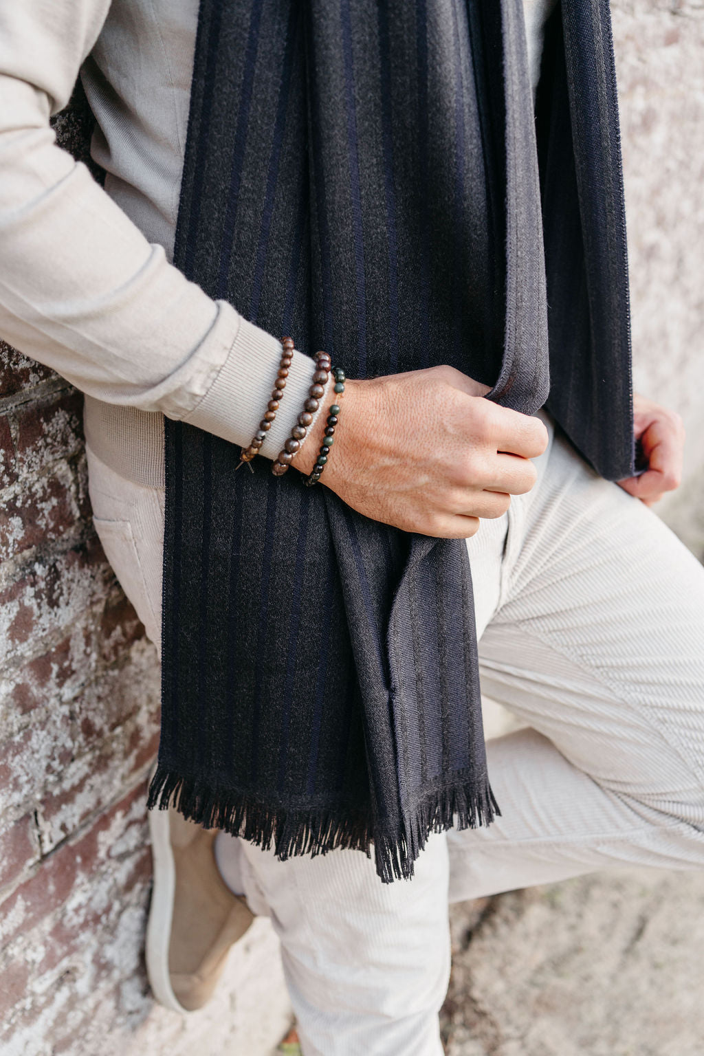 Sjaal Pinzolo | Navy