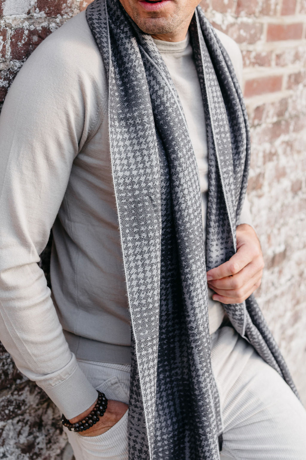 Sjaal Leonardo | Grey