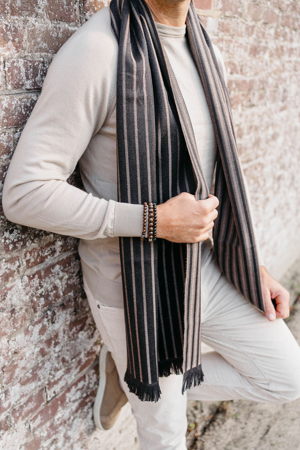 Sjaal Pinzolo | Kaki