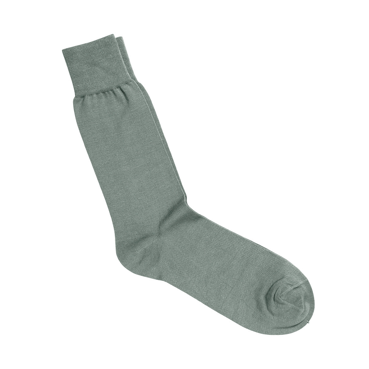 Baumwoll-Herrensocken Classico | Grüngrau