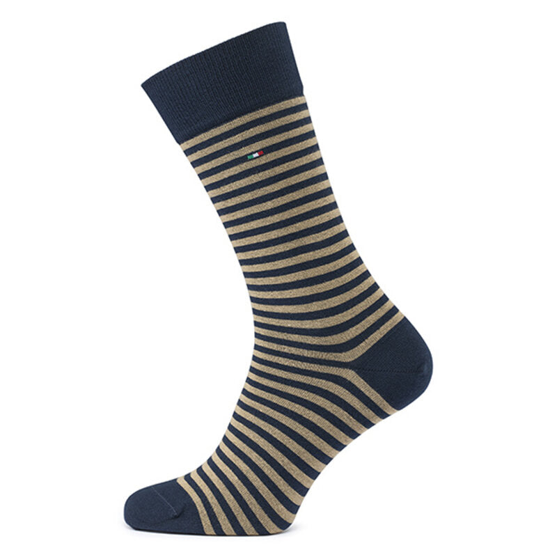 Baumwoll-Herrensocken – Basic | Marine